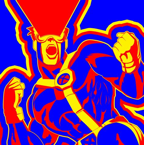 X-Men Cyclops - Triadic Color Scheme by KayFriday on DeviantArt