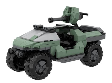 LEGO MOC HALO Warthog (M12 FAV) by AstralProxy | Rebrickable - Build ...