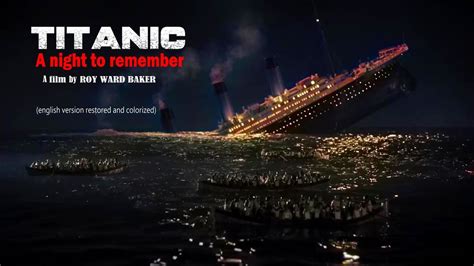 Titanic - A Night to Remember (1958) HD (English version restored and ...