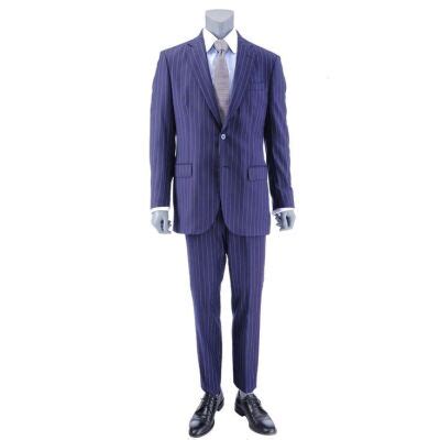 Lot # 155: Howard Hamlin (as played by Patrick Fabian) Pinstripe Suit ...