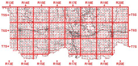 Township Range Section Oregon Map - United States Map