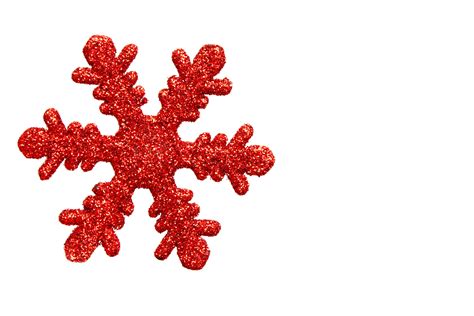 Free photo: Red snowflake shaped Christmas ornament - Christmas ...