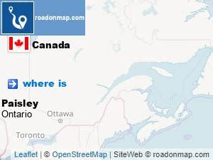 Where is Paisley , Ontario Canada