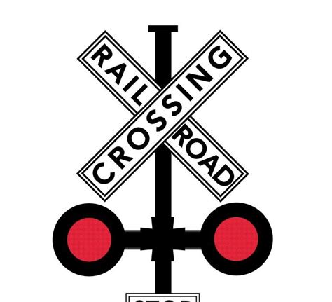 Railroad Crossing Signs Clipart - Longest Journey