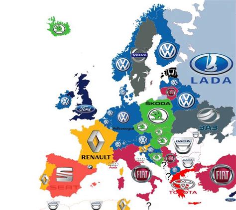 A Look At Europe's Top Selling Brands By Country | The Truth About Cars