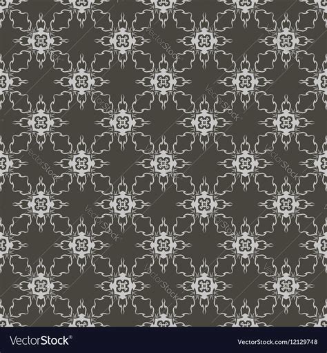 Grey ornamental seamless line pattern Royalty Free Vector