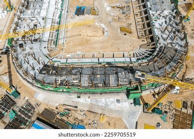 New Football Stadium Under Construction Building Stock Photo 2259705519 ...