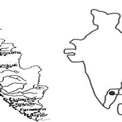 Distribution of Monazite sand along the Kerala coast. | Download ...