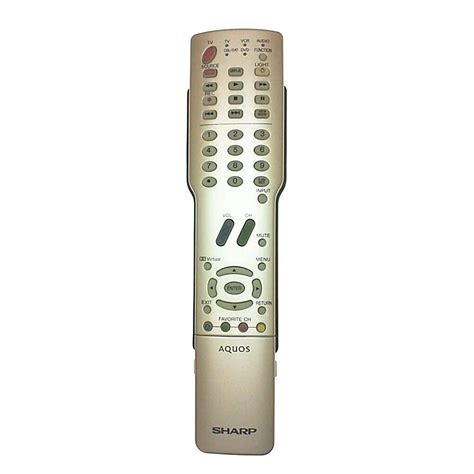 Sharp Aquos LCD TV Remote Control GA384WJSA GA331WJSA Supplied models ...