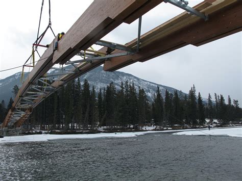 Bow River Pedestrian Bridge by StructureCraft - Architizer