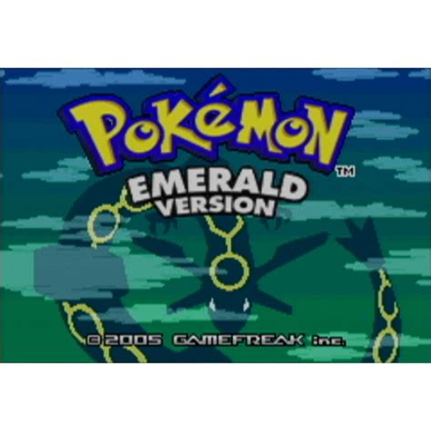 Pokemon Emerald Gameboy Advance For Sale