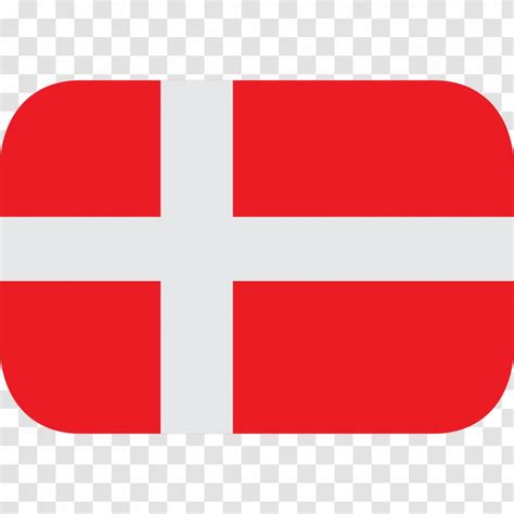 Flag Of Denmark Emoji Rendering Transparent PNG