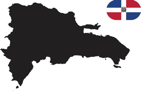 map and flag of Dominican Republic 11175011 Vector Art at Vecteezy