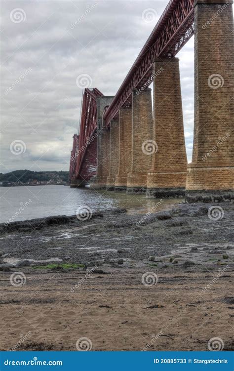 Forth Rail Bridge stock image. Image of landmark, bridge - 20885733