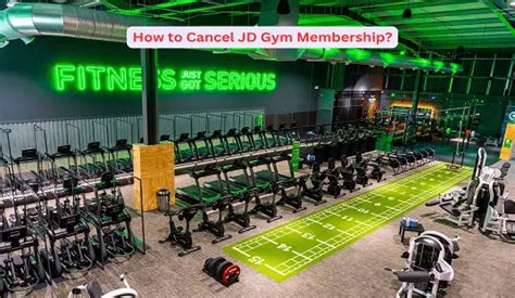 How To Cancel JD Gym Membership?