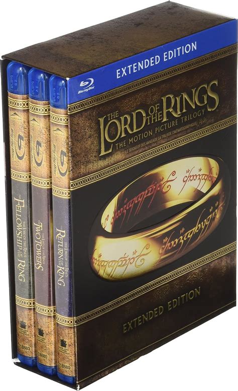 The lord of the rings trilogy extended edition dvd - mahasilver