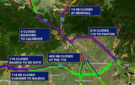 ‘Avoid the entire San Fernando Valley region,’ Caltrans warns as ...