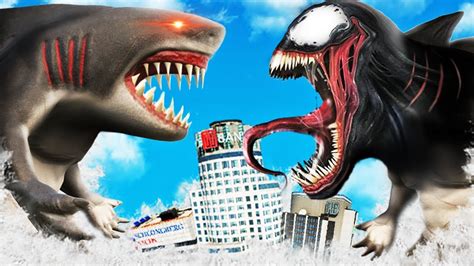 VENOM SHARK vs HUMAN SHARK In GTA 5 (Fight) - YouTube