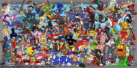 1600x1200 resolution | assorted animated characters, Sega, video games ...