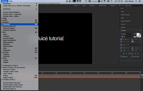 How to add fonts to after effects | aejuice.com