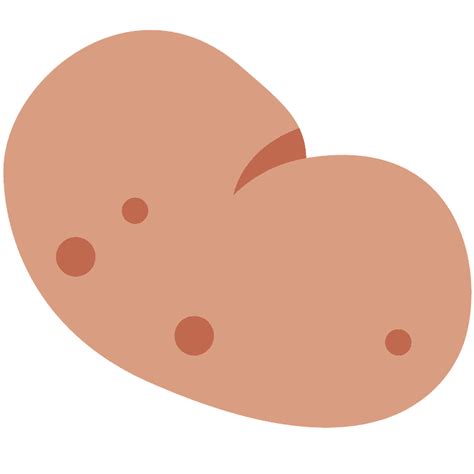 Potato emoji clipart. Free download transparent .PNG | Creazilla