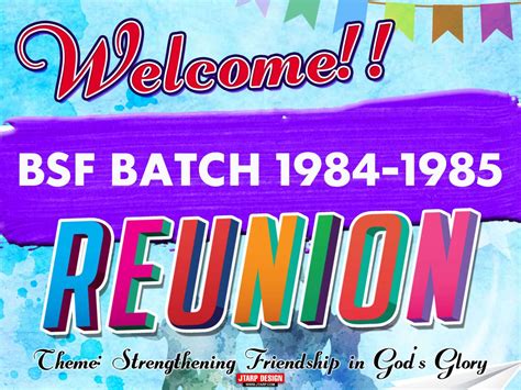 Reunion Tarpaulin Design