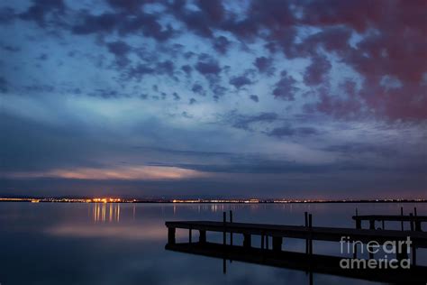 Dark night on the lake Photograph by Vicente Sargues - Pixels