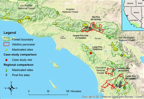 Cleveland National Forest Fire Map - Umpqua National Forest Map