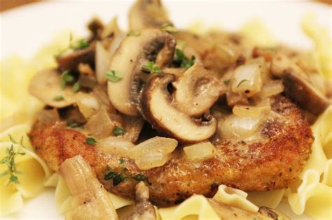 Devouring DC: Schnitzel With Sherry Mushroom Sauce