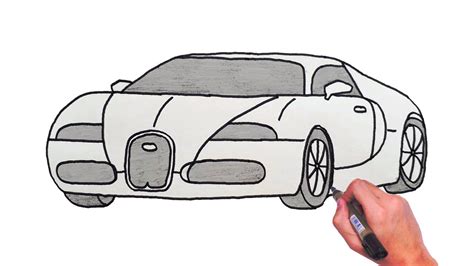 How To Draw Luxury Sports Car Easy Drawing Tutorial In