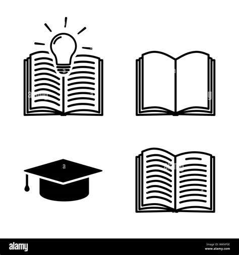 Academic symbols vectors Black and White Stock Photos & Images - Alamy