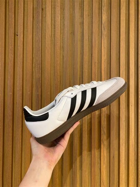 ADIDAS SAMBA OG White Black Gum 9.5, Men's Fashion, Footwear, Sneakers ...