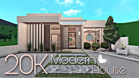 BLOXBURG: 20K MODERN HOUSE | NO-GAMEPASS - YouTube