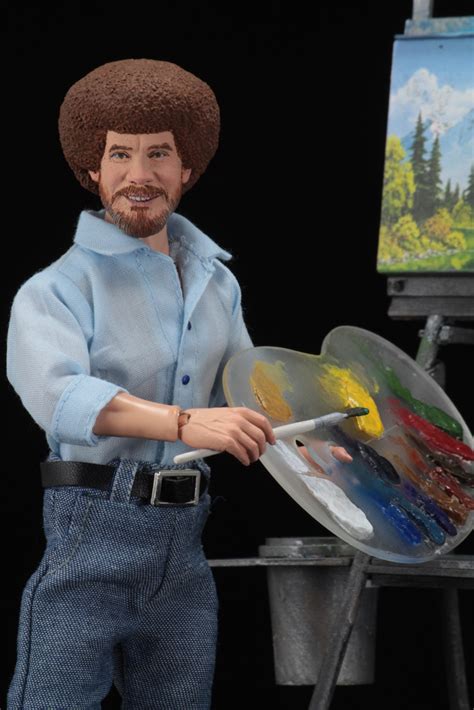 Bob Ross – 8” Clothed Action Figure – Bob Ross – NECAOnline.com