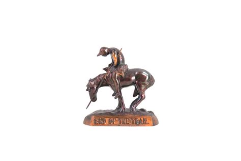 Famous Replica END of the Trail Classic Statue Figurine Small Sculpture ...