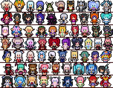 16x16 Sprites by Nanouw on DeviantArt | Pixel art characters, Anime ...