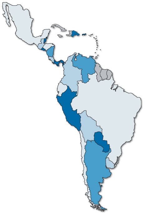 Latam Map | World Map 07