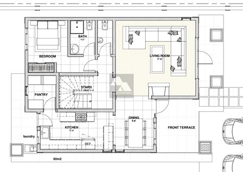 Floor Plan 4 Bedroom Maisonette House Plans Kenya