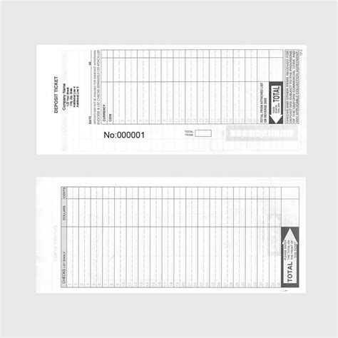 Deposit Ticket Book - Megastore Printing