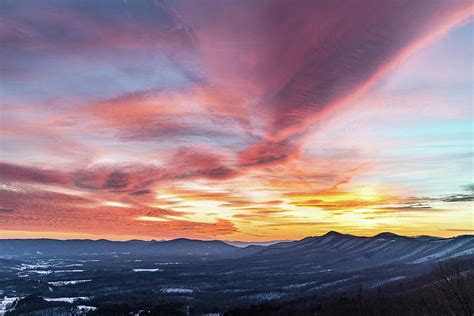 Colorful Winter Sky Photograph by Mark Calhoun - Fine Art America