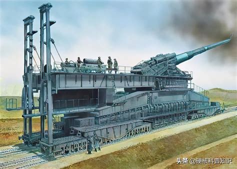 How powerful is the 1,350-ton Gustav Cannon?6 shells blew up the city ...