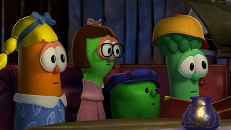 Junior, Laura, Annie & Percy | Veggietales, Mario characters, Character