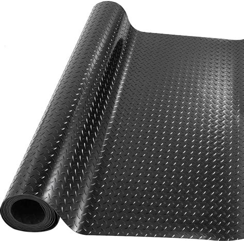 Buy Nisorpa Rubber Garage Flooring Matting 1m x 5m Heavy Duty Checker ...