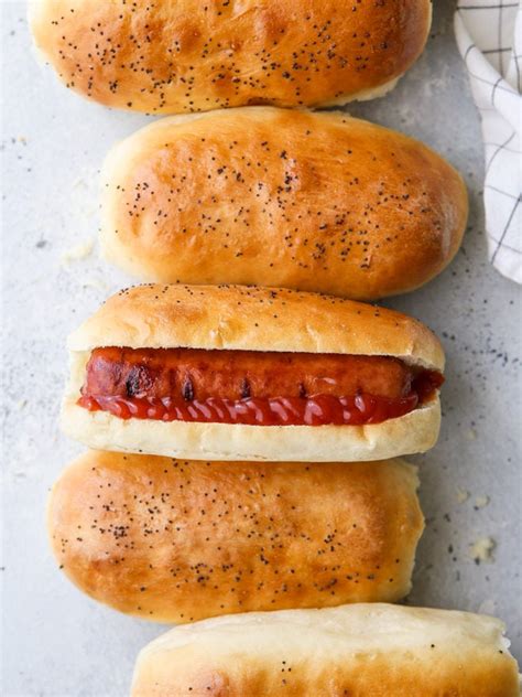 Homemade Hot Dog Buns - Completely Delicious