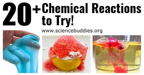 Teach Chemical Reactions - 20+ Chemistry Lessons and Activities ...