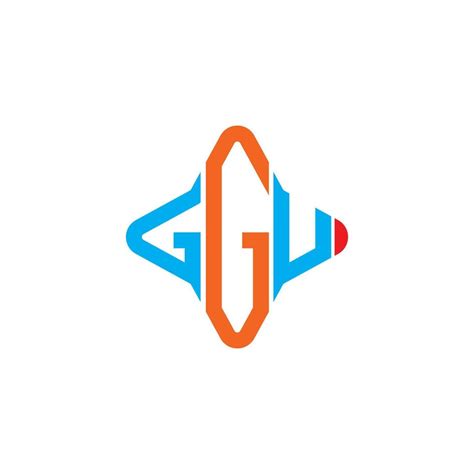 GGU letter logo creative design with vector graphic 7927593 Vector Art ...