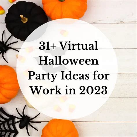 31+ Virtual Halloween Party Ideas for Work in 2023 | Unexpected Virtual ...