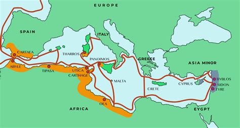 Carthaginian Trade: Trade Routes of Ancient Carthage