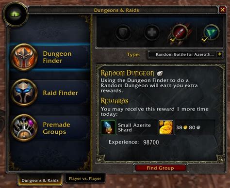 Dungeon Finder - Wowpedia - Your wiki guide to the World of Warcraft