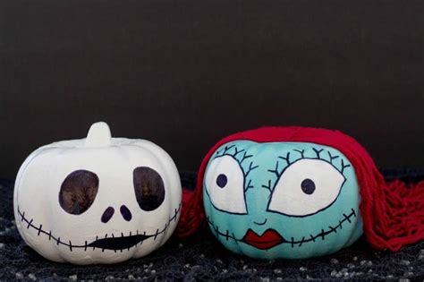 How To Make A Sally Skellington Pumpkin | Fun Money Mom